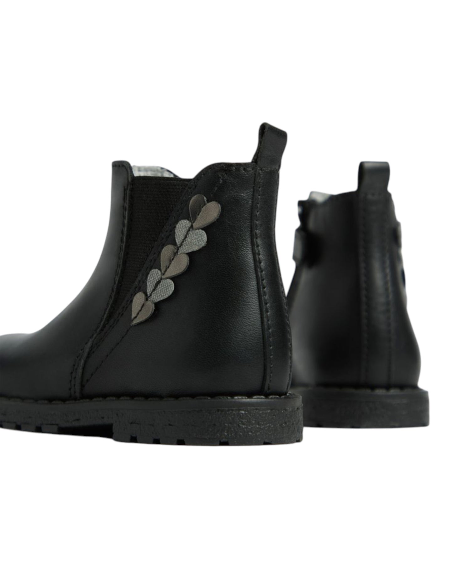 Stivaletto basso Nero Giardini cuoricini